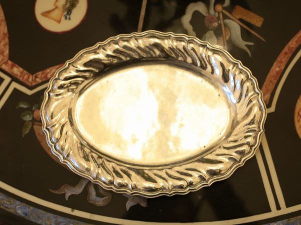 Vassoietto ovale in argento