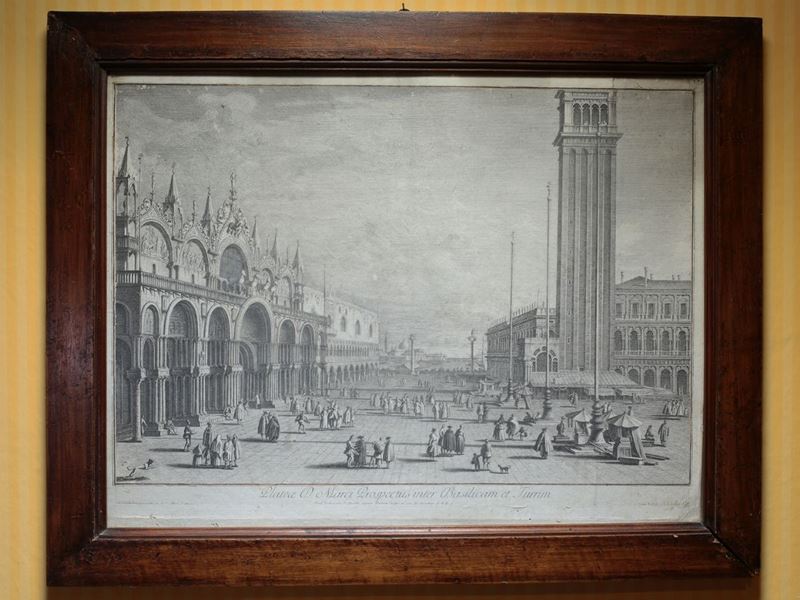 Antonio Visentini - Marci Prospectus Inter Basilicam Et Turrim