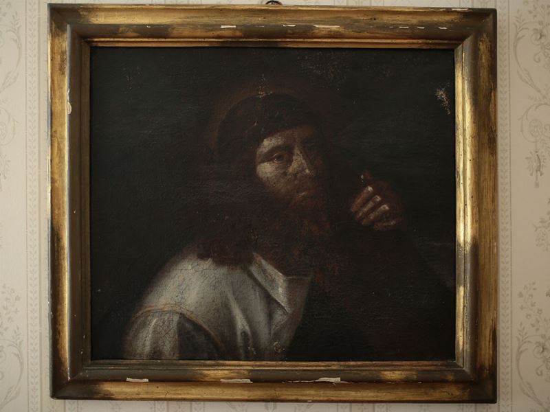 Scuola Veneta della Fine del XVI/inizio del XVII Secolo - Cristo Portacroce