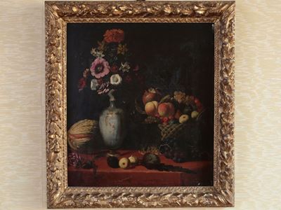 Natura Morta con Frutti e Fiori