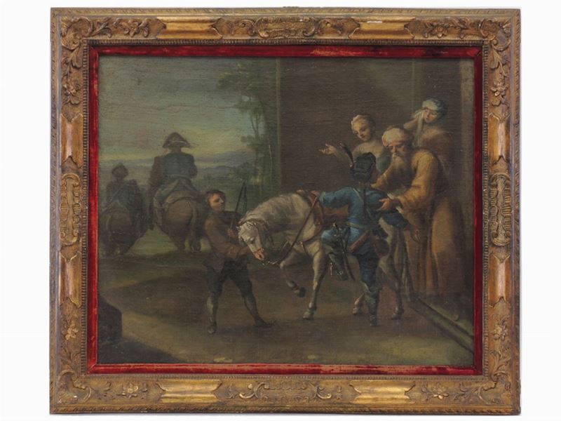 Scuola Emiliana del XVIII Secolo - La Partenza del Figliol Prodigo