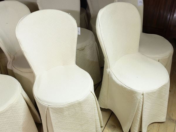 A group of cocktail chairs