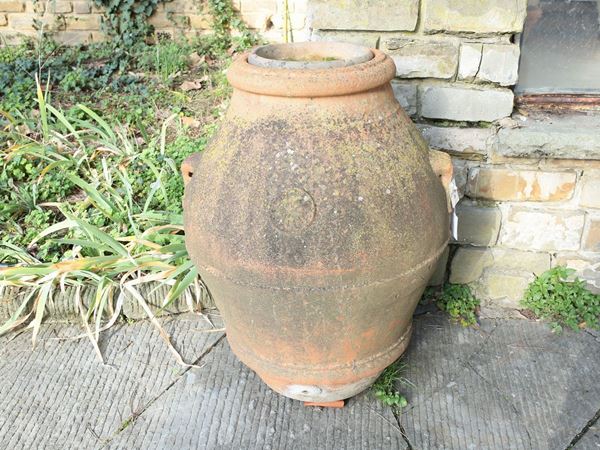 A terracotta jar, Vanni manufacture, Impruneta