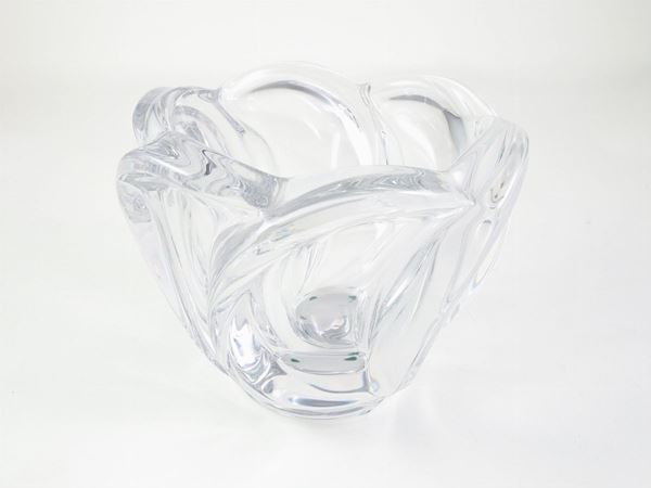 A crystal vase, Baccarat manufacture