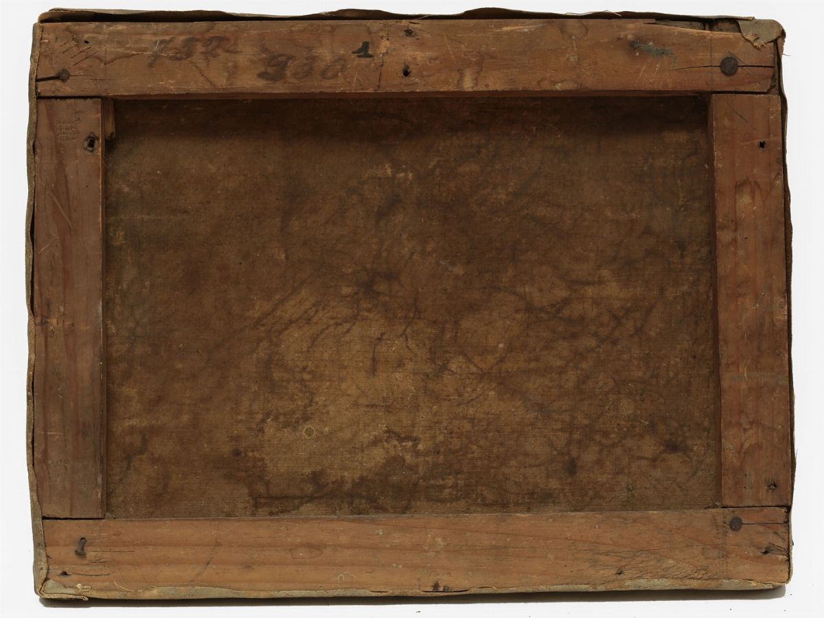 Maniera della Pittura Olandese del Seicento, XIX/XX Secolo - Interno di Taverna con Personaggi