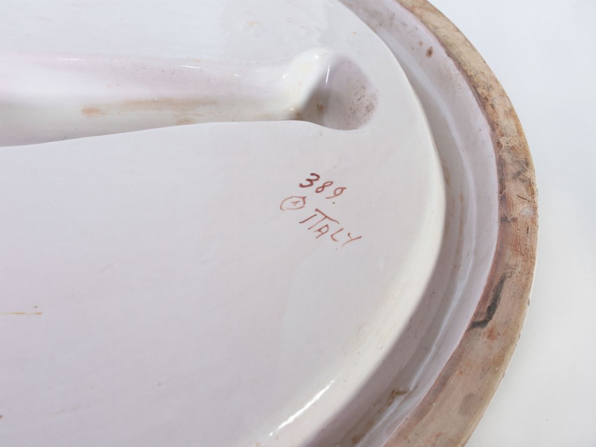 Placca in Terracotta Smaltata