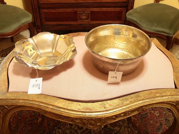 Two silver centrepieces  - Auction House Sale: Furniture and Paintings from Villa Roseto  - Florence - II - II - Maison Bibelot - Casa d'Aste Firenze - Milano