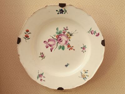 Grande Piatto in Porcellana, Manifattura Capodimonte