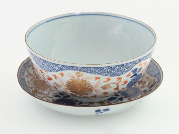A porcelain bowl and dish