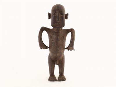 Piccola Figura Tribale in Bronzo