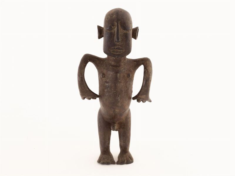 Piccola Figura Tribale in Bronzo