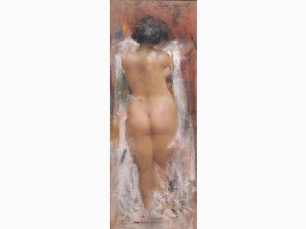 Scuola italiana dell'inizio del XX secolo : Nude  - Auction Furniture and Oldmaster painting / Modern and Contemporary Art - I - Maison Bibelot - Casa d'Aste Firenze - Milano