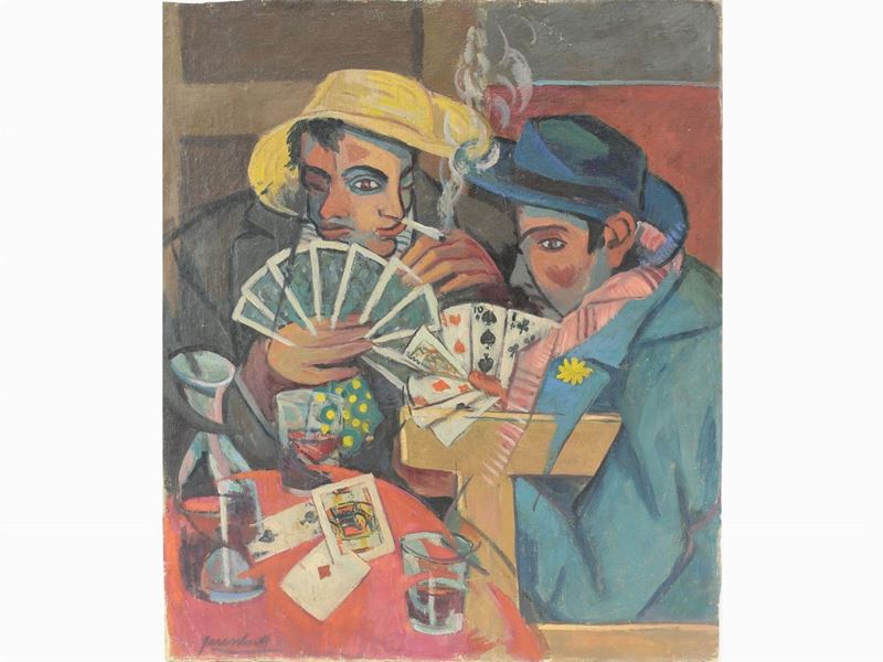 Quinto Martini - Giocatori di Carte 1942