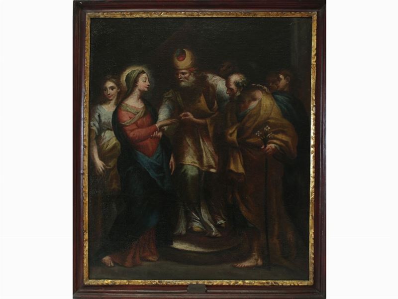 Cerchia di Carlo Maratta, XVII/XVIII Secolo - Sposalizio della Vergine