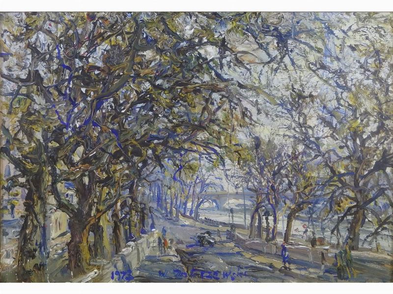Wlodzimierz Zakrzewski - Paesaggio 1973