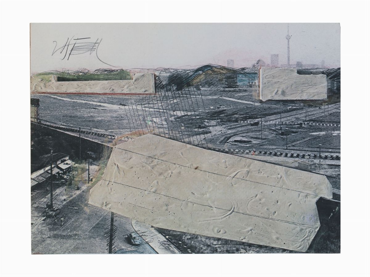 Quattro Riproduzioni Fotolitografiche di Ivan Rabuzin, Wolf Vostell, Giulio Paolini e Aldo Mondin...
