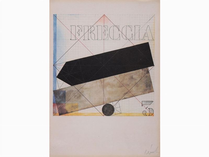 Due Riproduzioni Fotolitografiche di Giulio Turcato e Giò Pomodoro