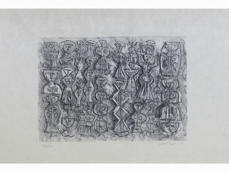 Massimo Campigli - Folla di Donne