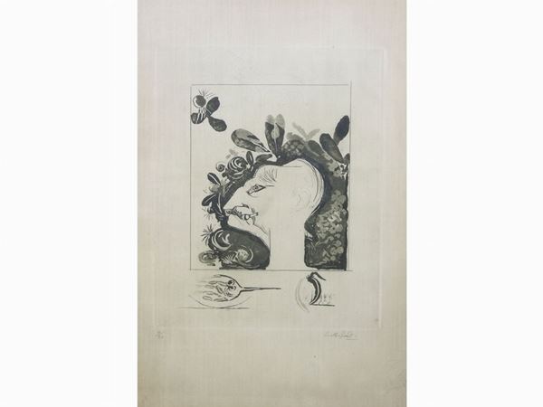 Graham Vivian Sutherland : Figure  ((1903-1980))  - Auction A florentine collection - Maison Bibelot - Casa d'Aste Firenze - Milano