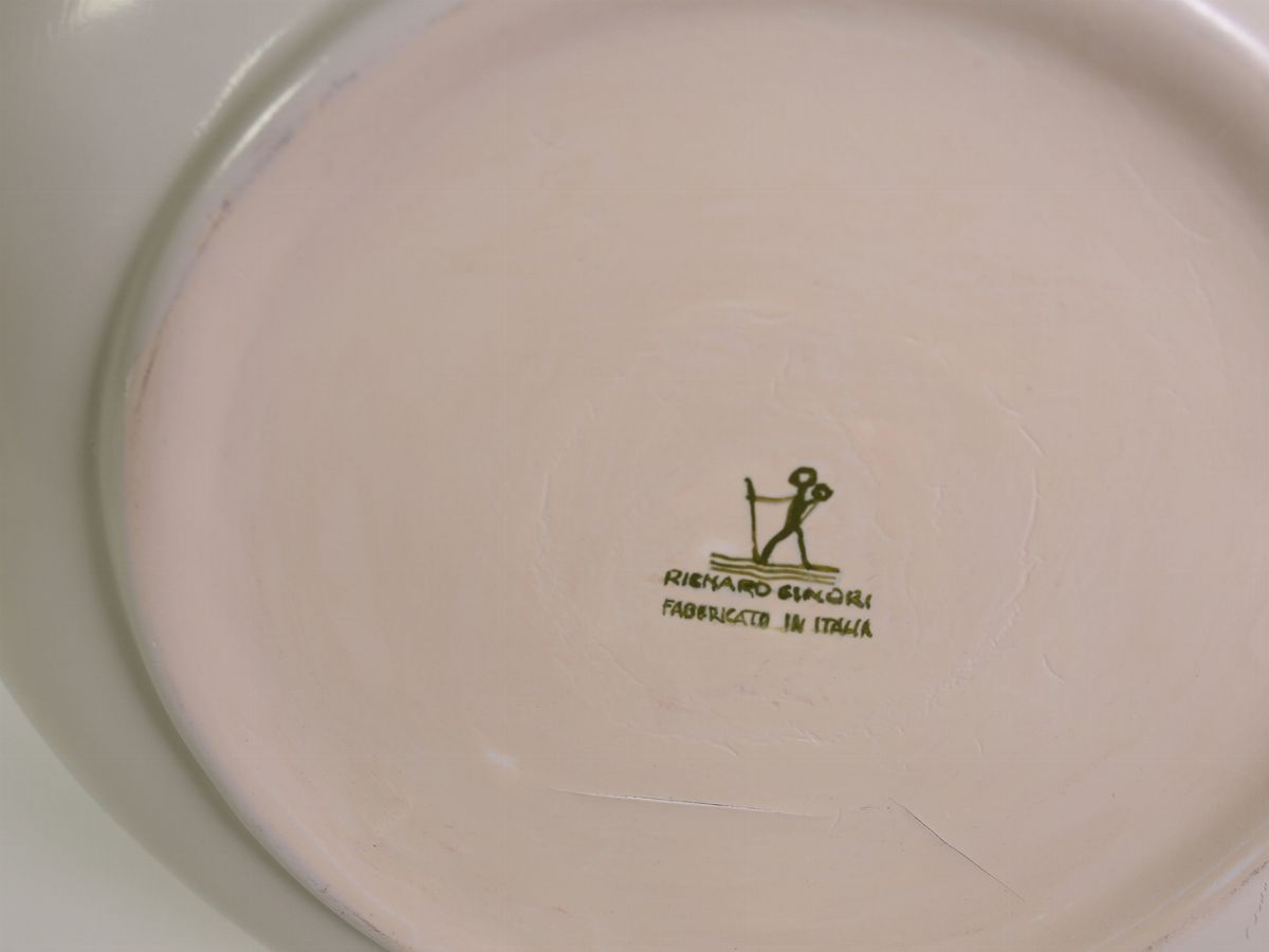 Vaso in Ceramica Smaltata, Manifattura Richard Ginori San Cristoforo