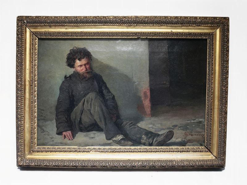 Russian School Of 19th Century - Mendicante