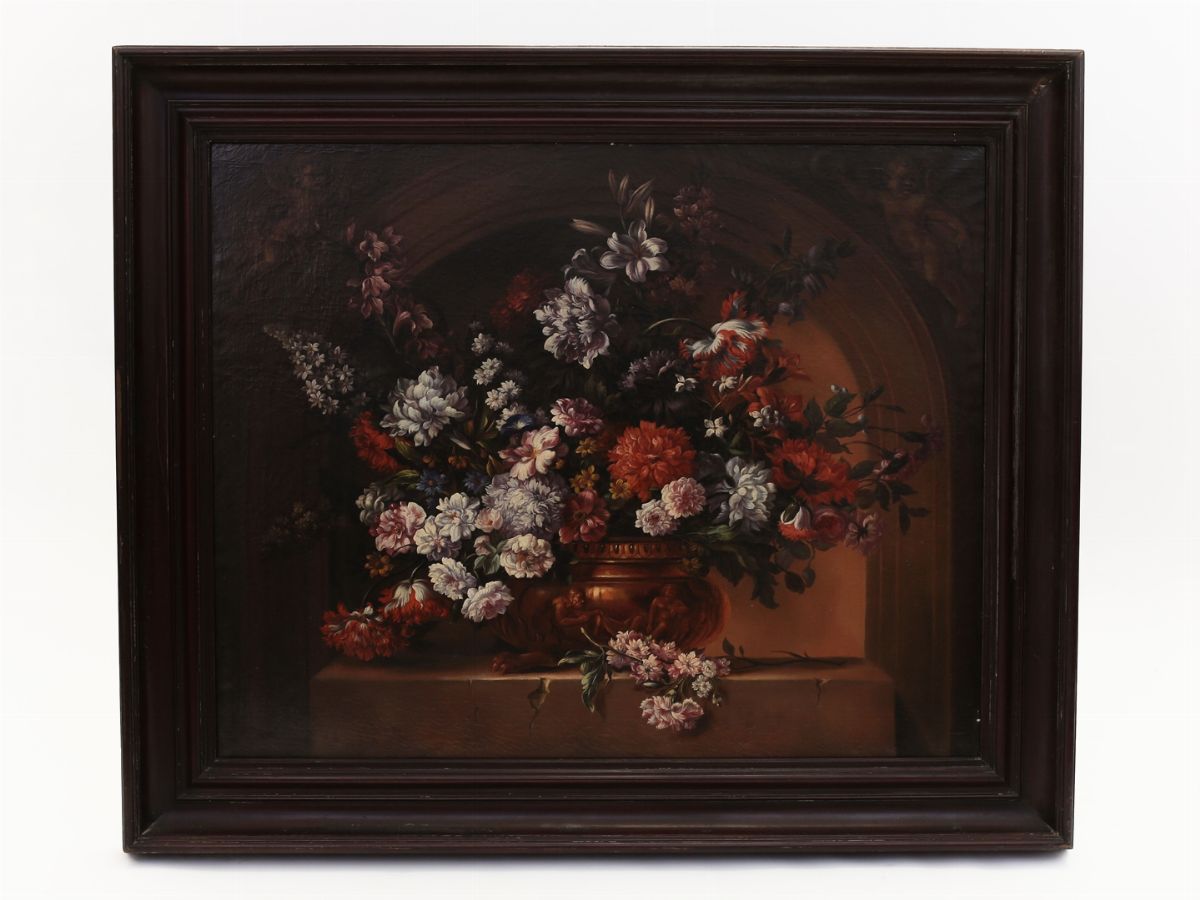 Maniera di Francesco Mantovano - Natura Morta con Fiori