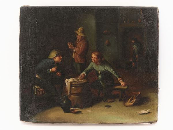 Seguace di David Teniers il Giovane - Scene di taverna