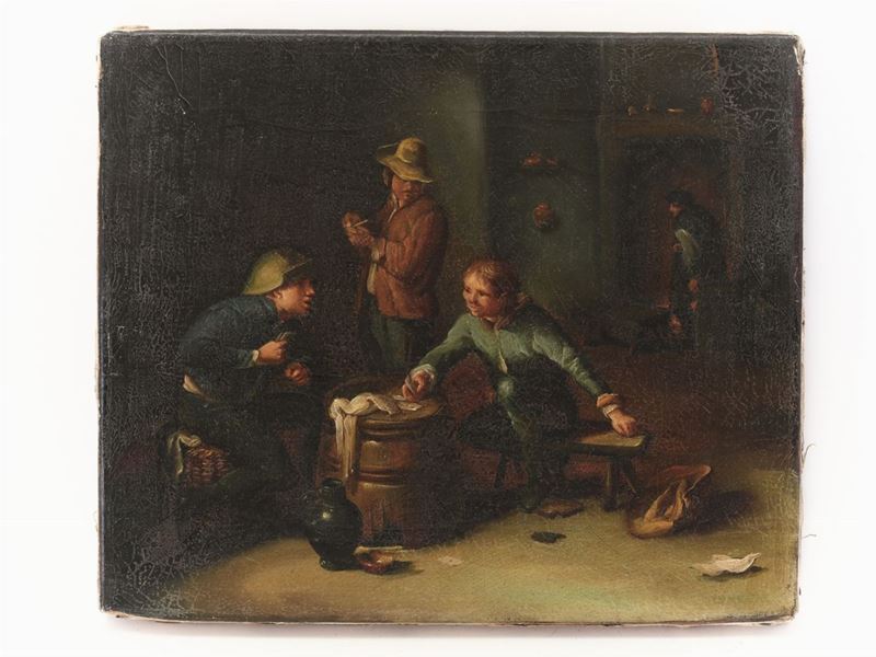 Seguace di David Teniers il Giovane - Scene di Taverna