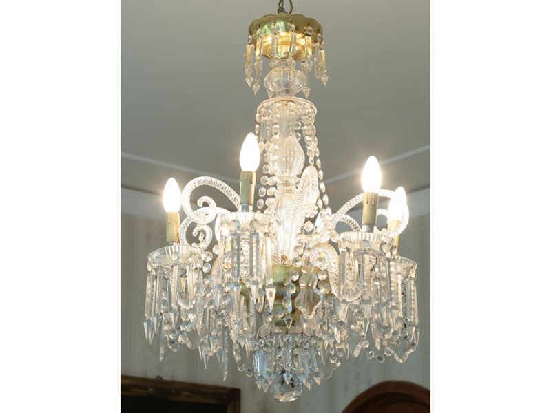 Lampadario in Cristallo di Boemia