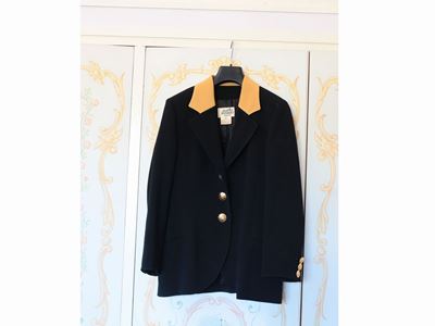Giacca in Lana Nera, Hermès