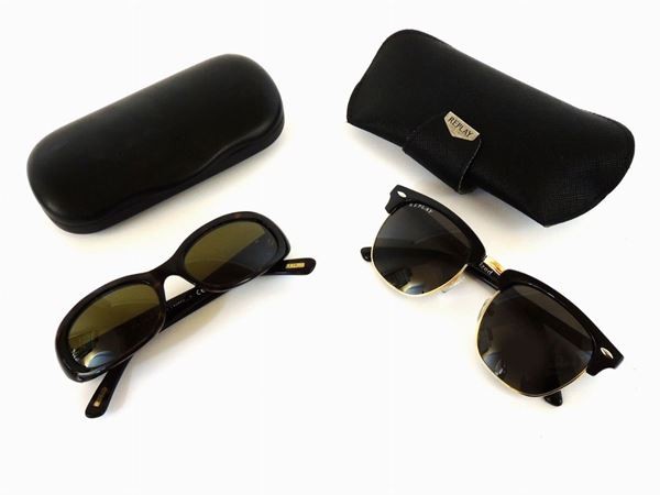 Two pair of sun glasses, Ralph Lauren and Replay  (Nineties)  - Auction Accessories and Fashion Vintage - Maison Bibelot - Casa d'Aste Firenze - Milano
