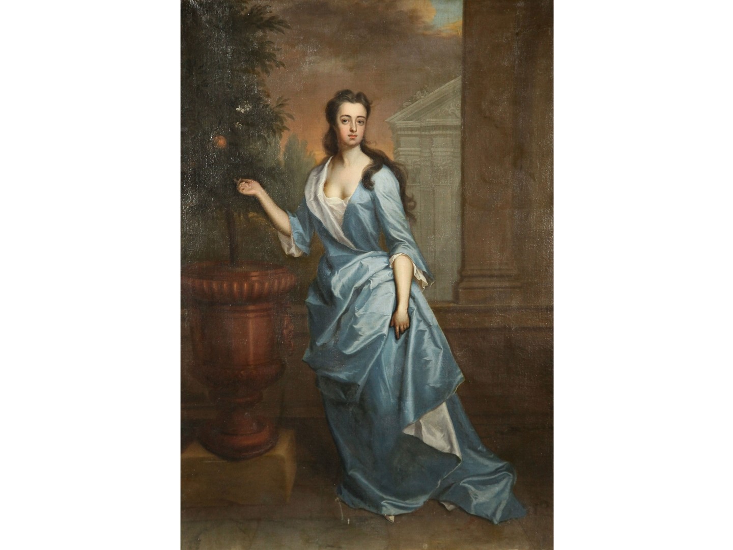 Cerchia di Michael Daal (1659-1743) Ritratto di Henrietta Maria Baronessa di Ashburnham