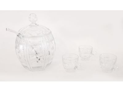 Set da Aperitivo in Cristallo Molato