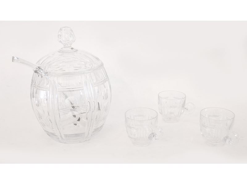 Set da Aperitivo in Cristallo Molato