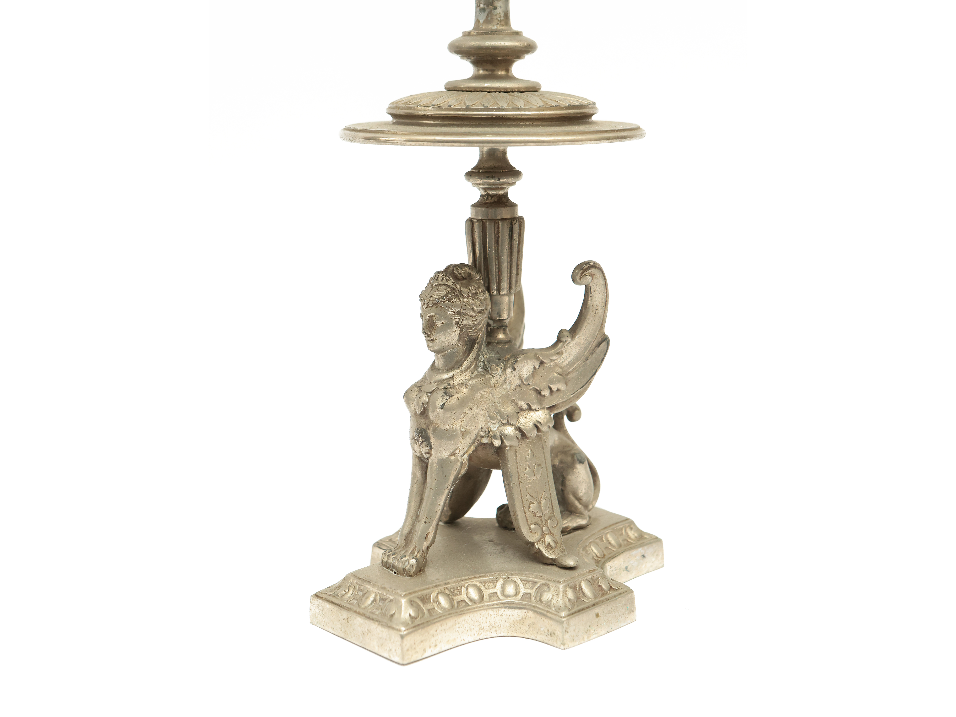 Coppia di Candelabri Eclettici in Metallo
