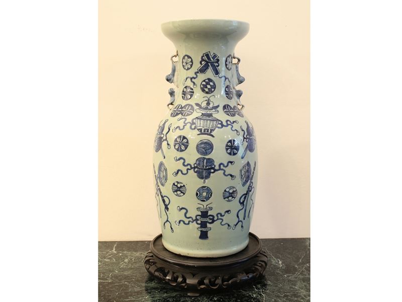 Vaso in Porcellana, Cina, Fine del XIX/inizio del XX Secolo