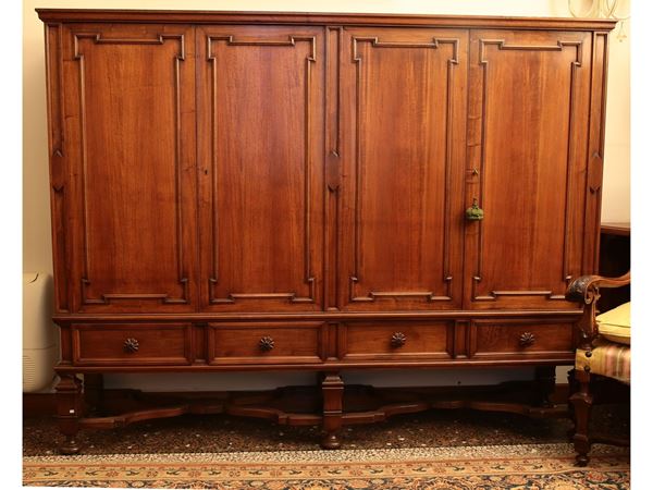 Grande stipo credenza in noce
