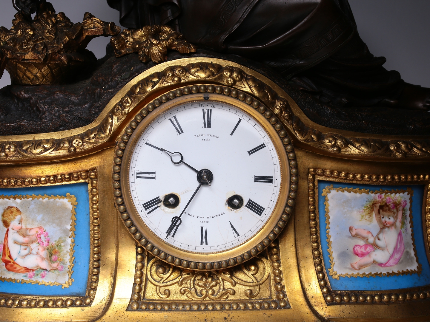 Orologio da Tavolo, Parigi, Miroy Freres, Seconda Metà del XIX Secolo