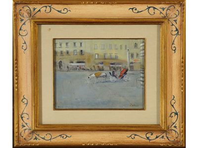 Scorcio di Piazza Duomo a Firenze
