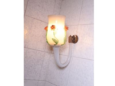 Coppia di Appliques in Vetro Soffiato di Murano