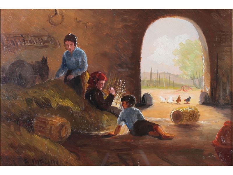 Lotto di Dipinti Decorativi