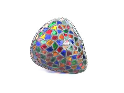 Piccolo Lampadario in Vetro Piombato