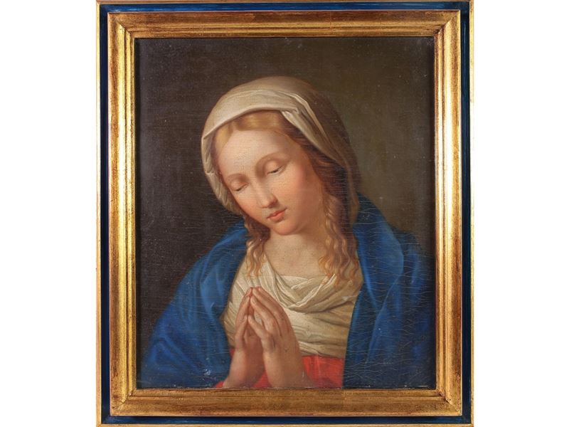 Seguace di Giovanni Battista Salvi - Madonna in Preghiera
