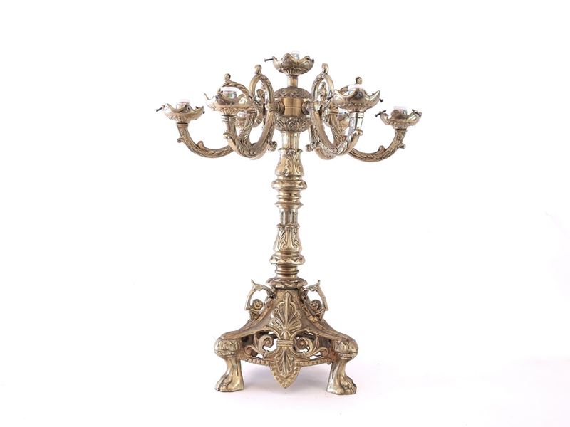Candelabro in Ottone