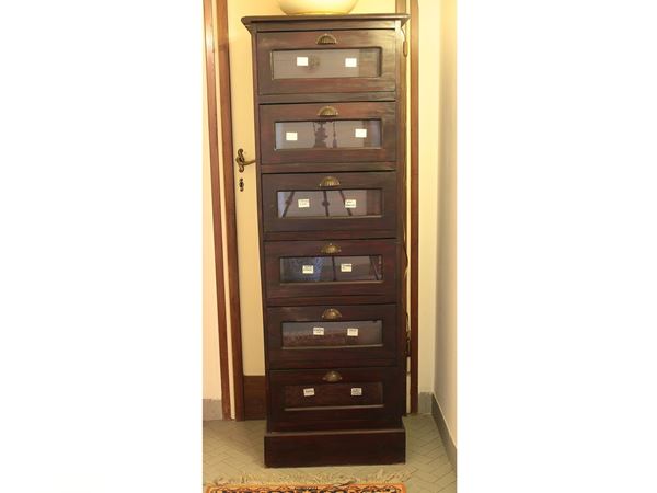 Cassettiera in legno tenero