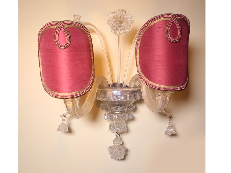Applique in Vetro Soffiato di Murano