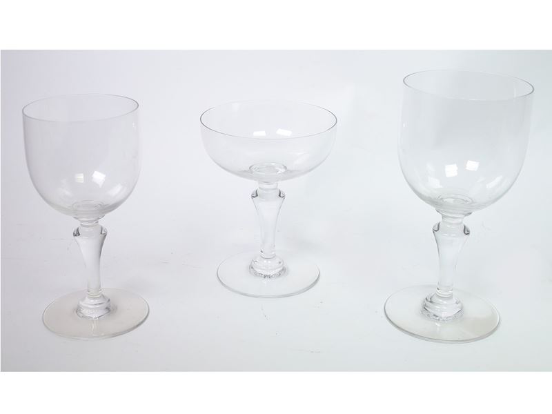 Servito di Bicchieri in Cristallo, Baccarat
