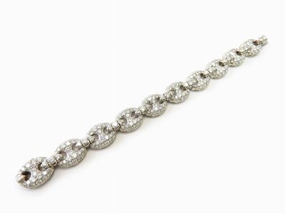 Bracciale Pomellato in Oro Bianco e Diamanti