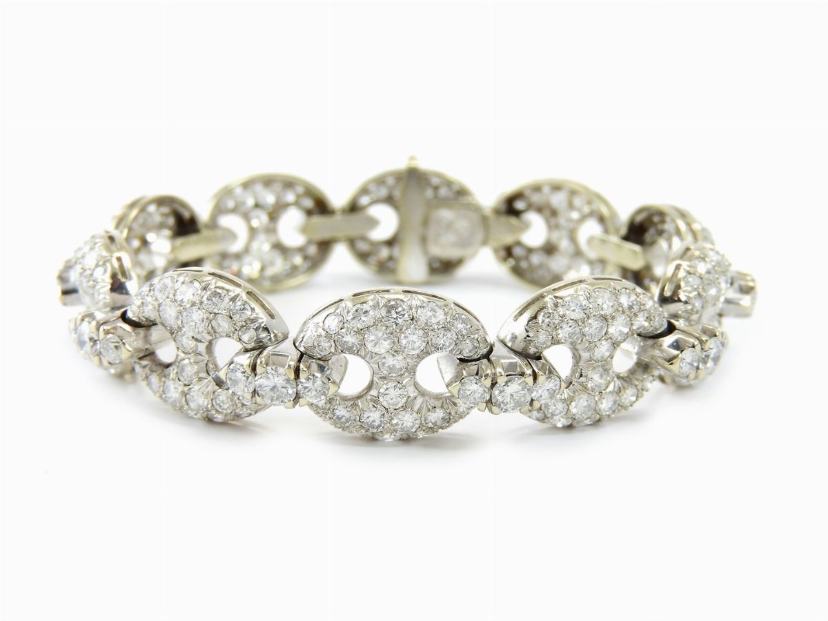 Bracciale Pomellato in Oro Bianco e Diamanti