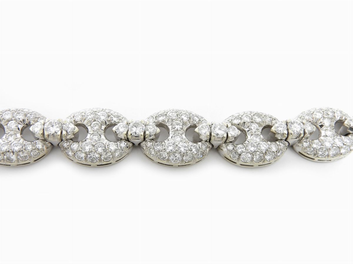 Bracciale Pomellato in Oro Bianco e Diamanti